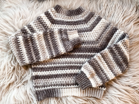 Crochet pattern: Alpine Raglan Sweater