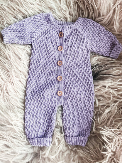 Crochet pattern: Alpine Baby Romper