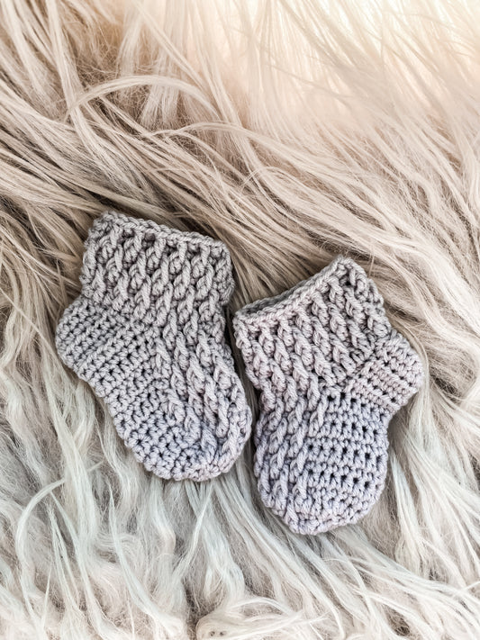 Crochet pattern: Alpine Baby Socks