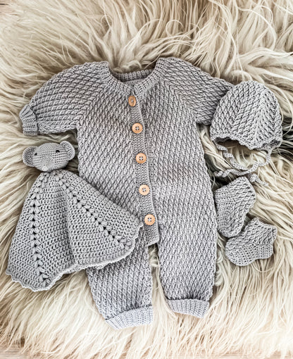 Hækleopskrifter: Alpine Baby Bundle Maxi