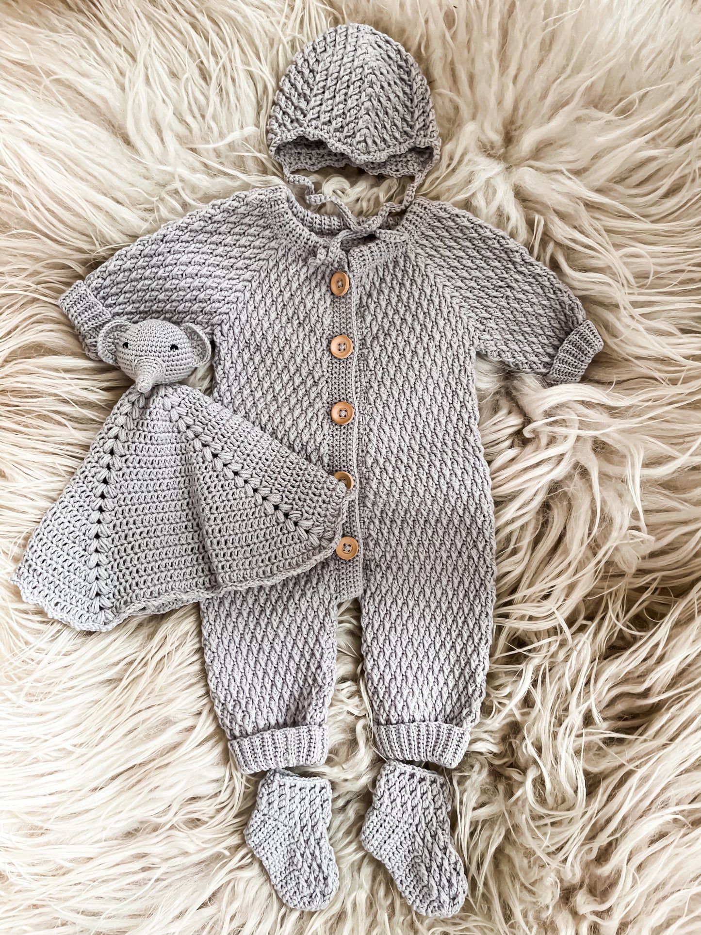 Hækleopskrifter: Alpine Baby Bundle Maxi