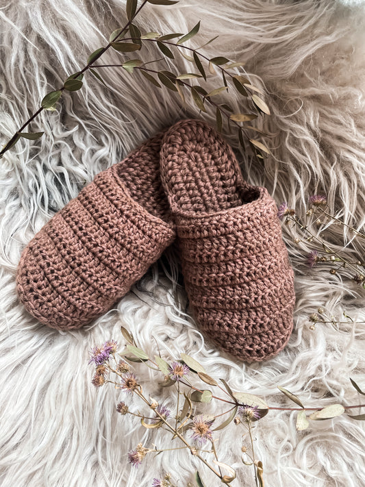 Crochet Pattern: Simple Slippers