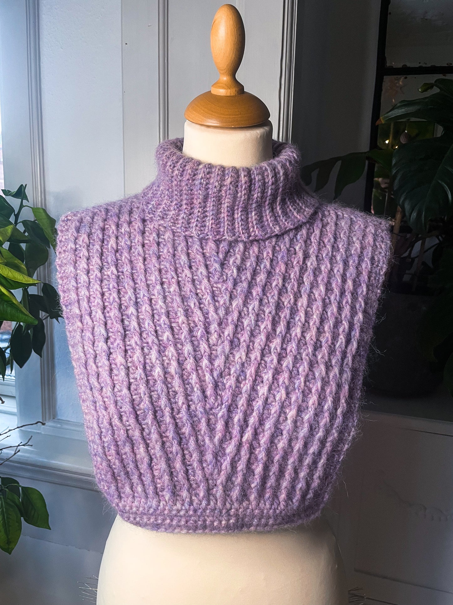 Crochet Pattern: Ridged Neck Warmer